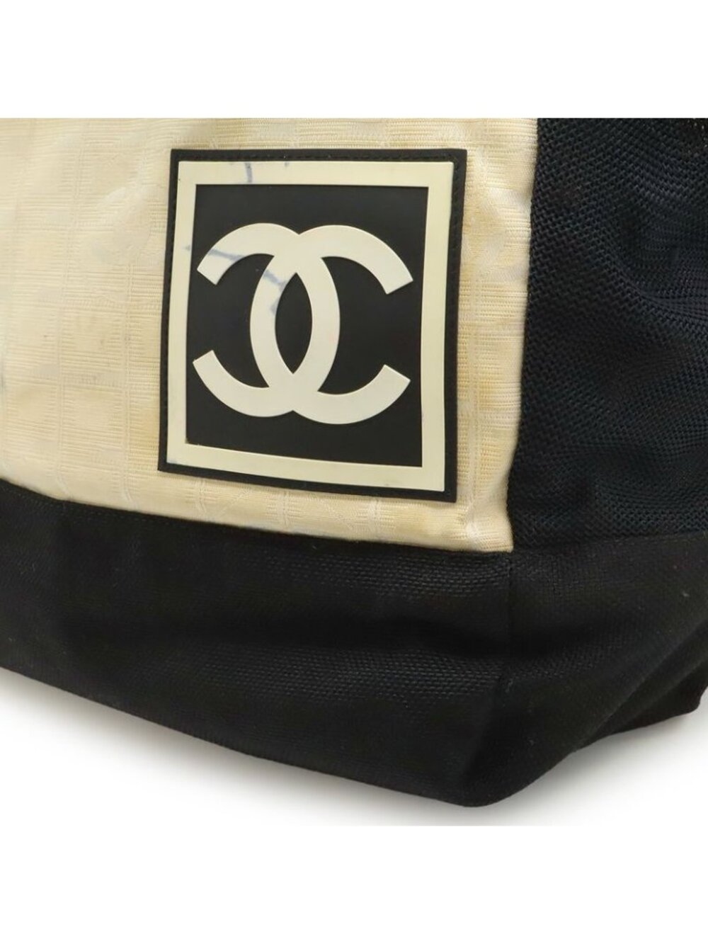 ★SOLD★ Chanel New Travel Line Sports Tote Bag 2-Way Backpack Nylon - Picture 9 of 9